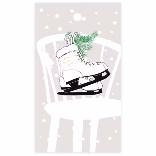 Litet kort - skridskor