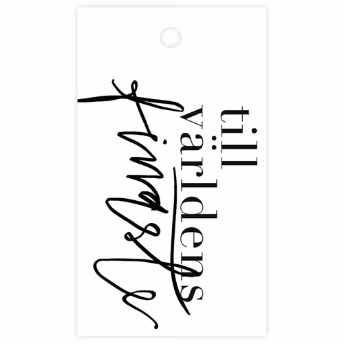 Litet kort - världens finaste