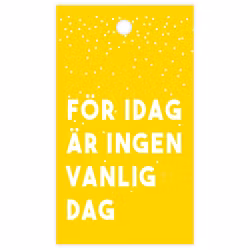 Litet kort - ingen vanlig dag