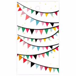 Litet kort - vimplar