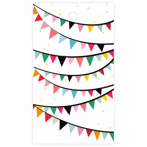 Litet kort - vimplar