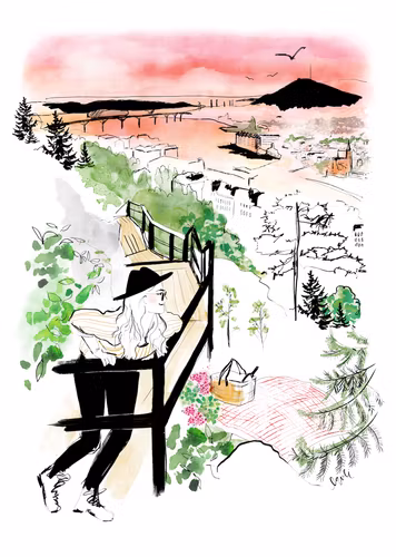 Poster Sundsvall - Norra berget