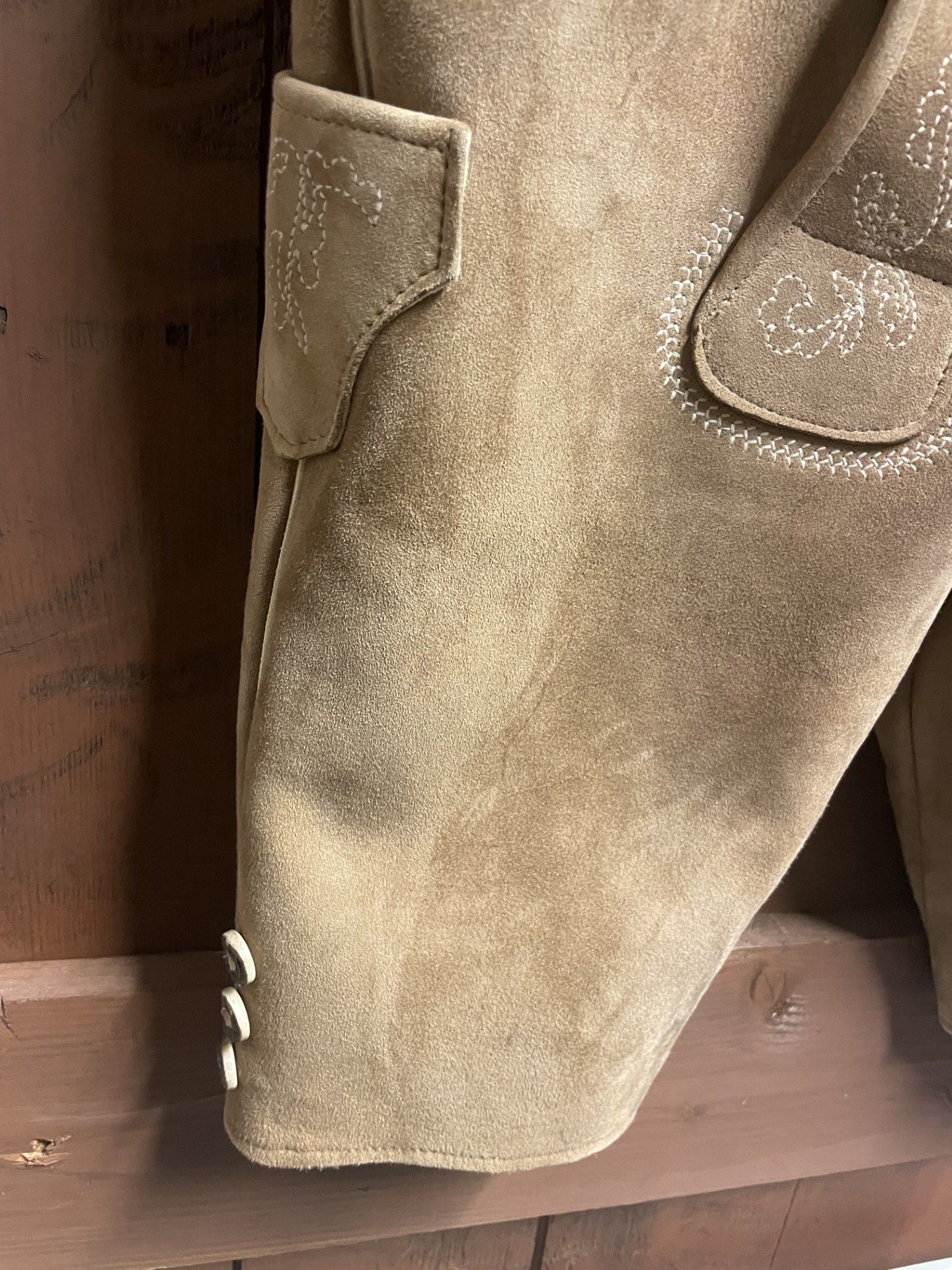 Arnold Weiss " ljus mocca med hängsle " , Beige