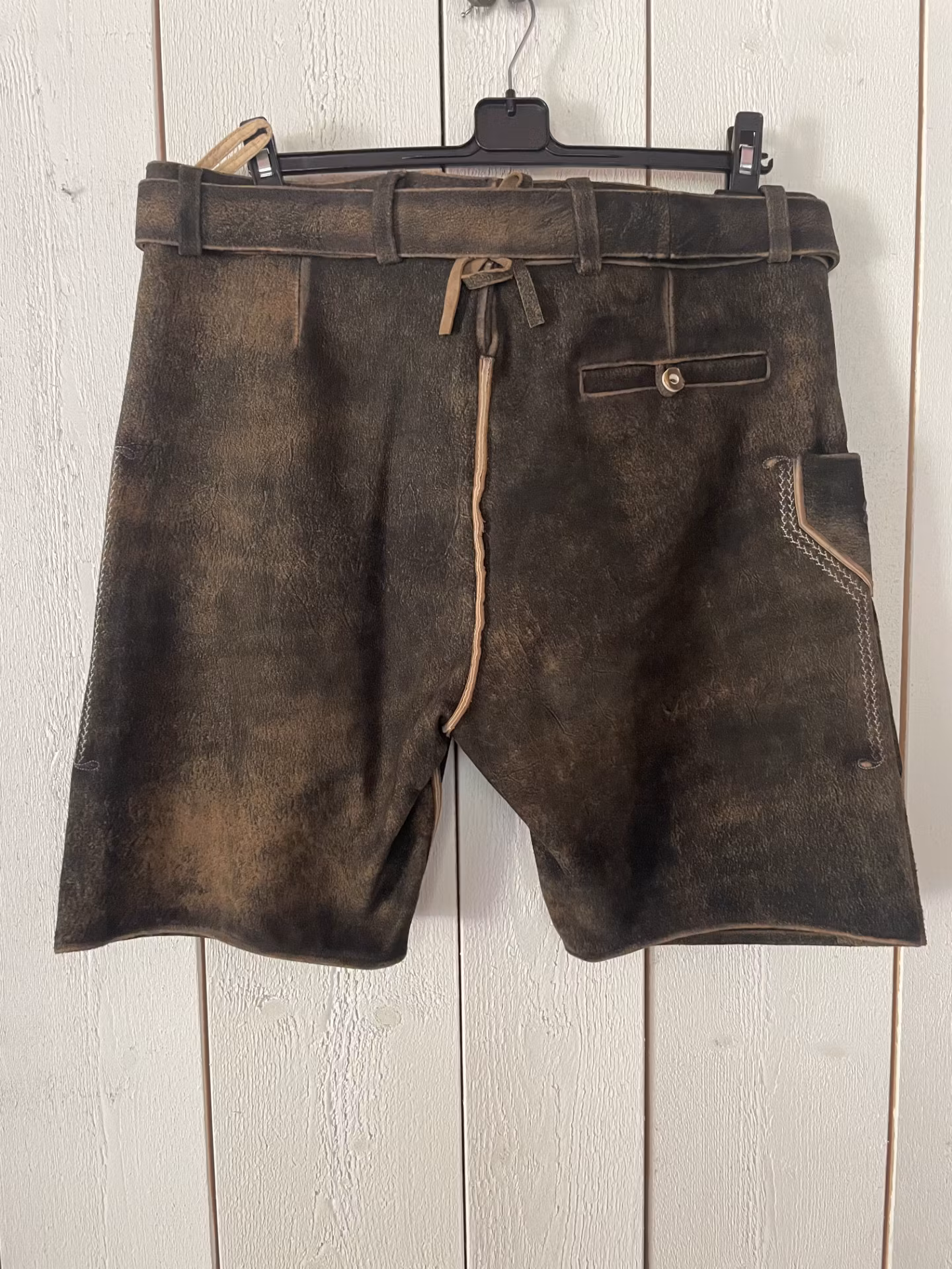 Maddox lederhosen m bälte  "German Wildbock " , Braun
