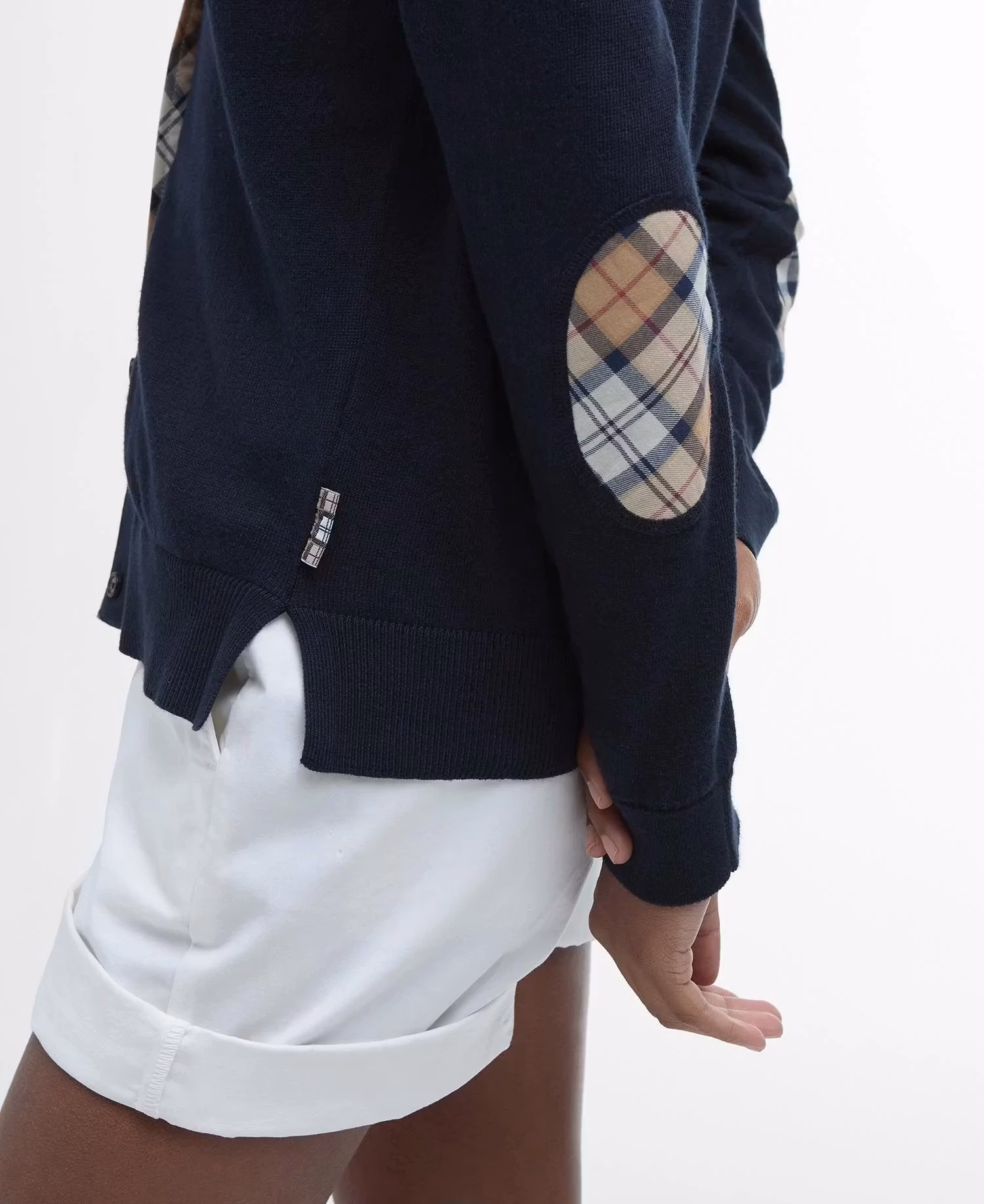 Barbour " Pendle Knitted Cardigan " , Navy