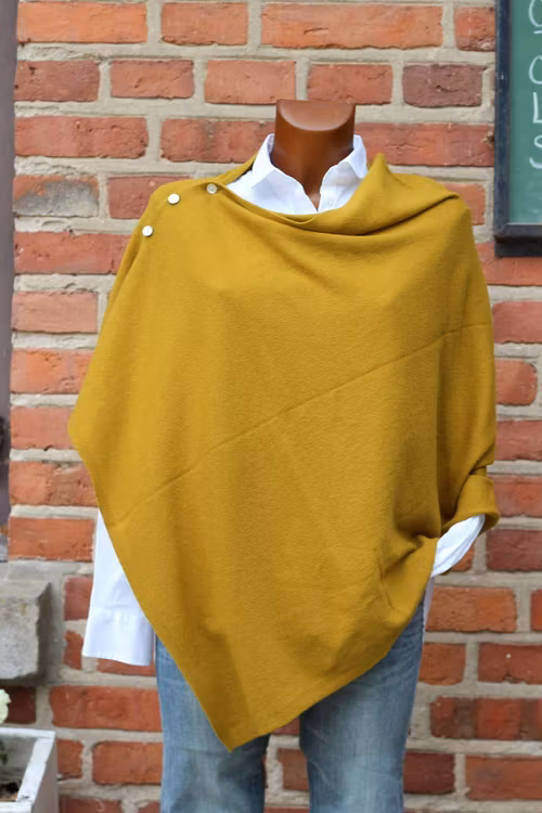 Brilliant cashmere poncho, flera färgställningar
