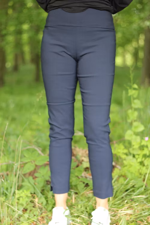 Bitte Kai Rand byxa med zip Marin