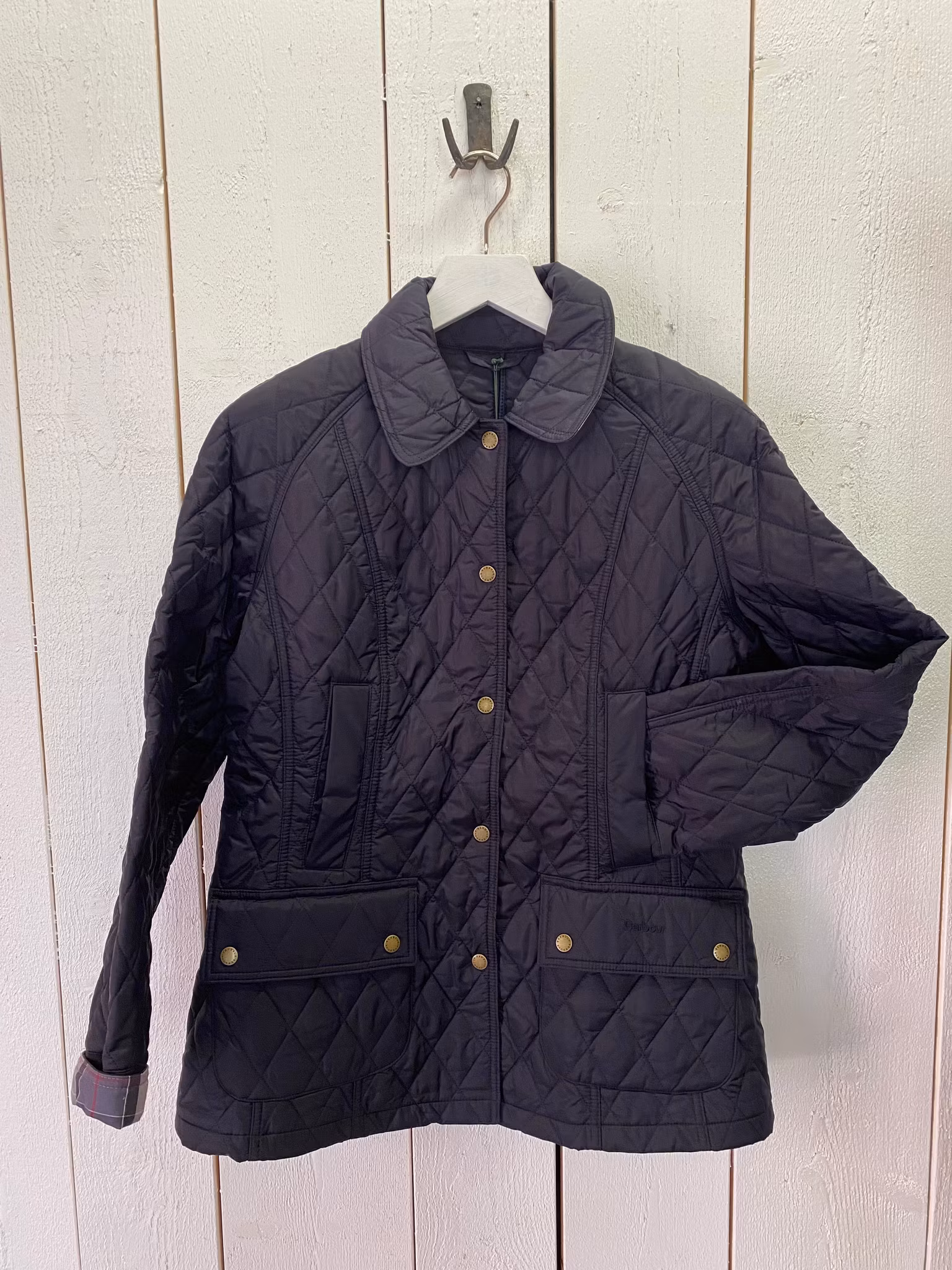 Barbour Jacka Summer Bednell Quilt , Navy