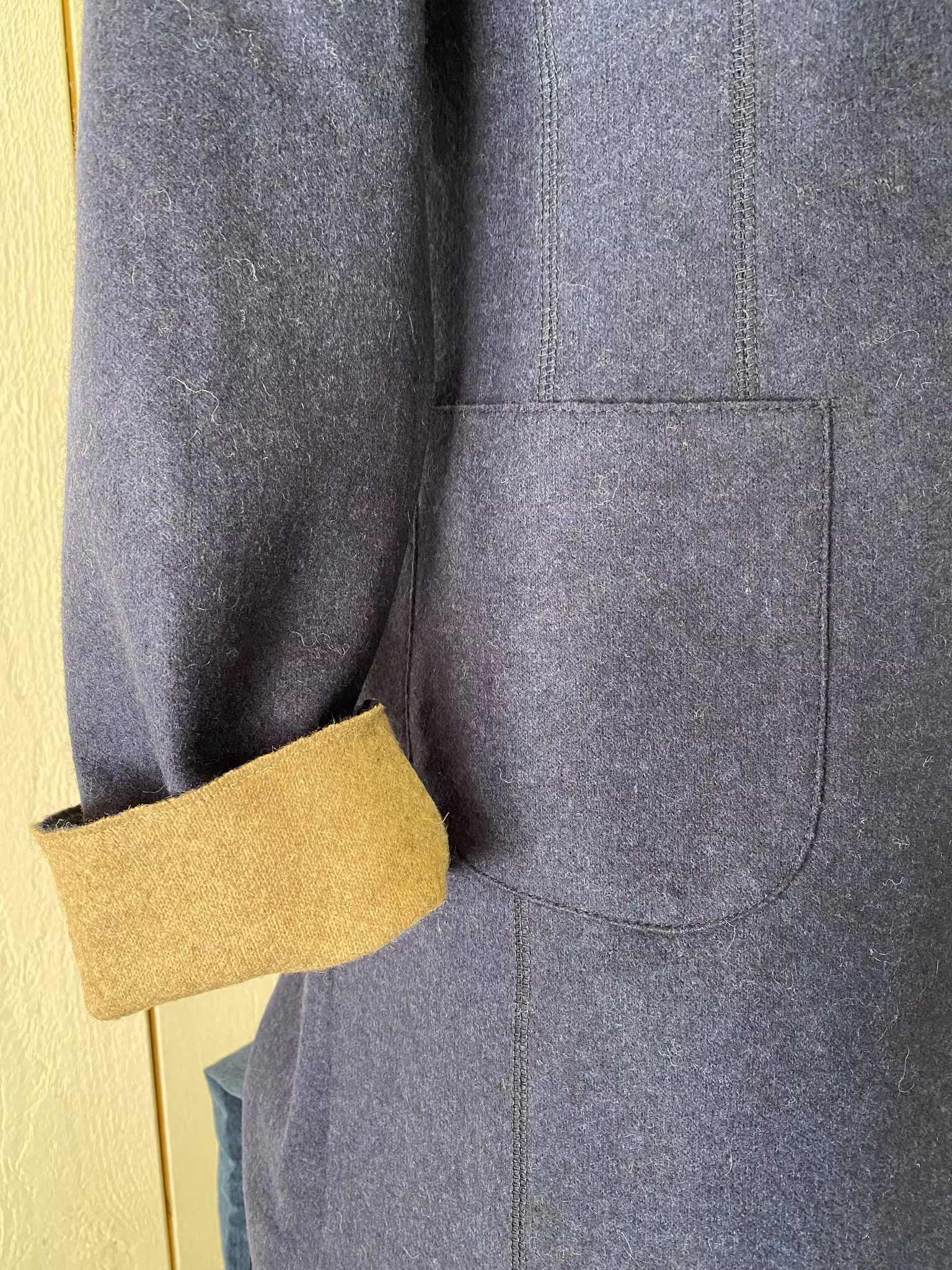 White Label Jacka/Kavaj Blå/Beige