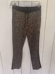 Oui byxa leopard