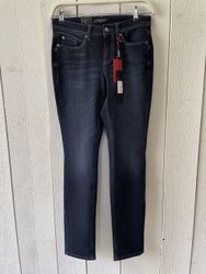 Cambio Jeans " Parla " 5104, mörkblå med slitningar