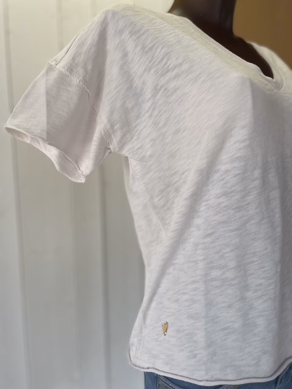 Mos Mosh t-shirt "Glory V-SS Tee " Birch
