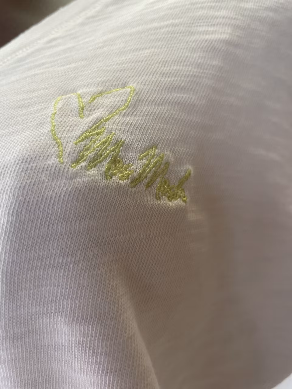 Mos Mosh t-shirt "Glory V-SS Tee " Birch