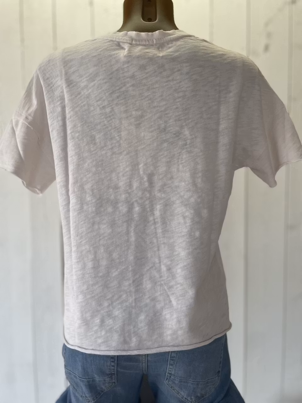 Mos Mosh t-shirt "Glory V-SS Tee " Birch