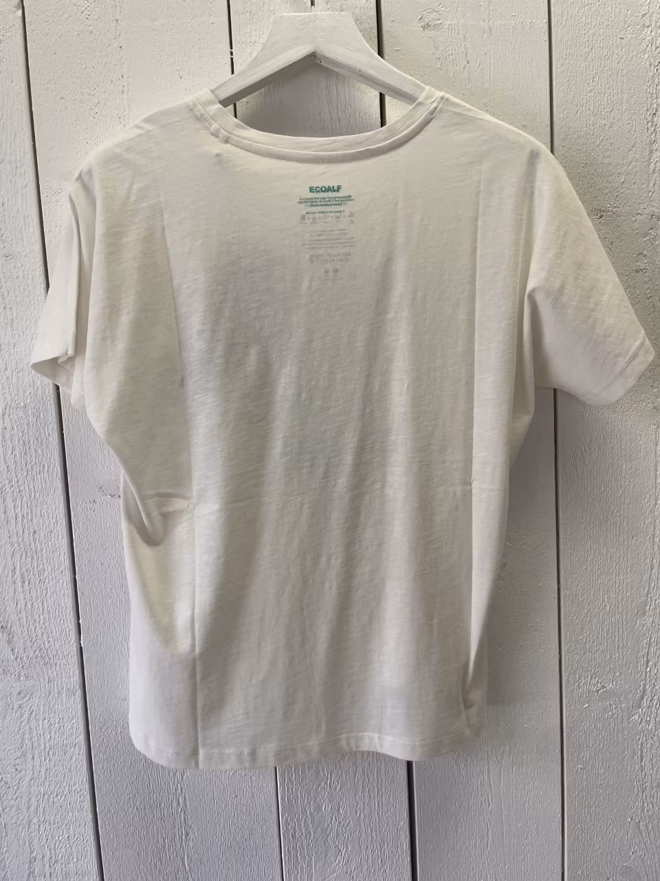 ECOALF t-shirt " Beacause there is no planet B " grön