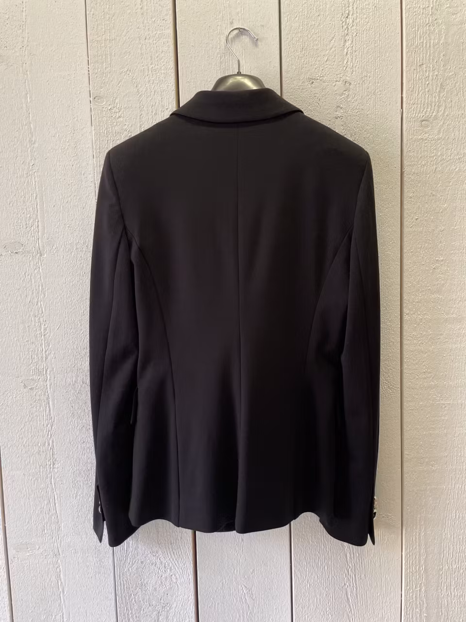 White Label " Stretchkavaj " dubbelknäppt, Svart