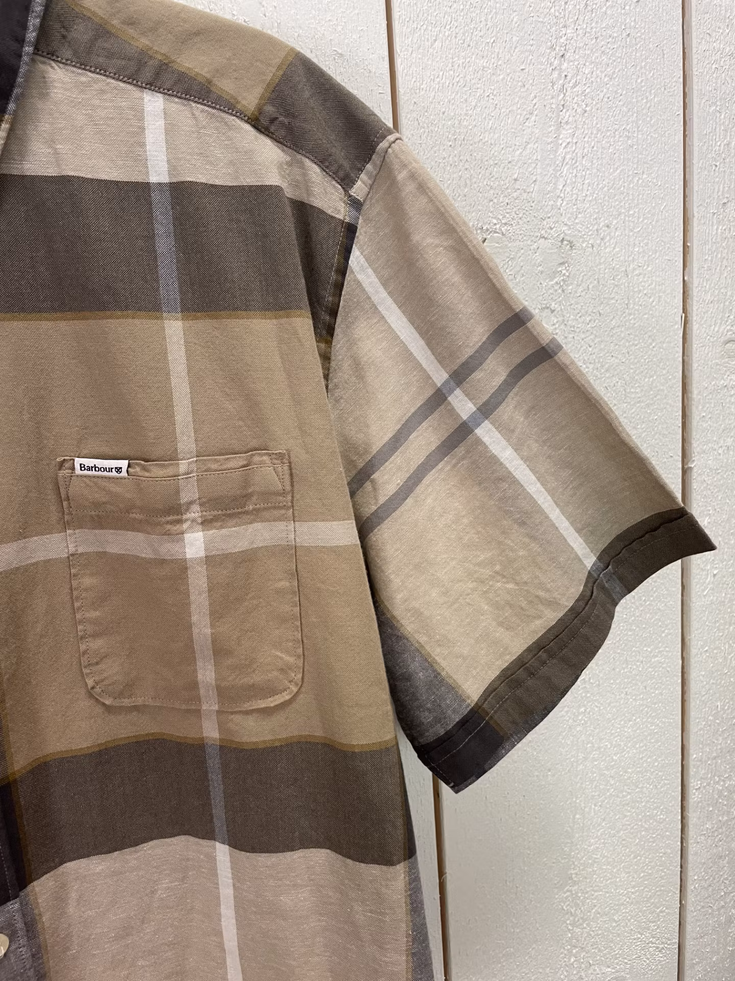 Barbour skjorta "Douglas Tailored Shirt " , kortärmad