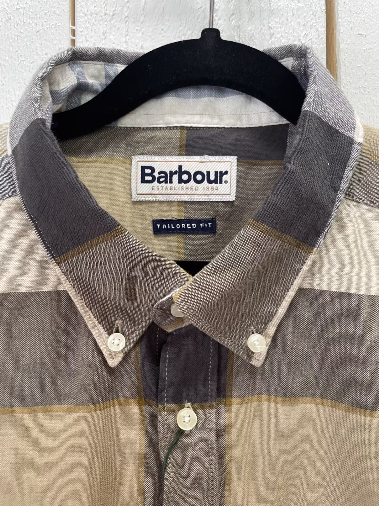 Barbour skjorta "Douglas Tailored Shirt " , kortärmad