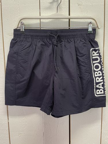 Barbour " Large Logo Swimshorts ", night sky