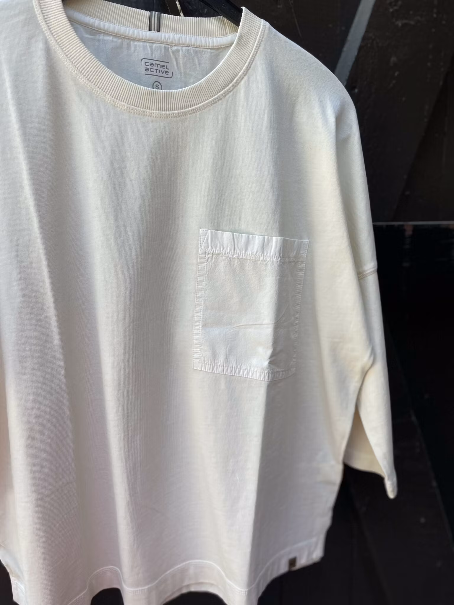 Camel Active " T-shirt 3/4 ärm ", Creme