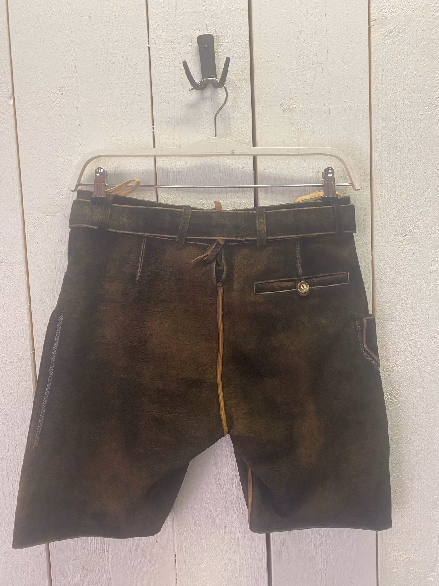 Lederhosen med bälte ”Altrei Wildbock” Braun , Maddox