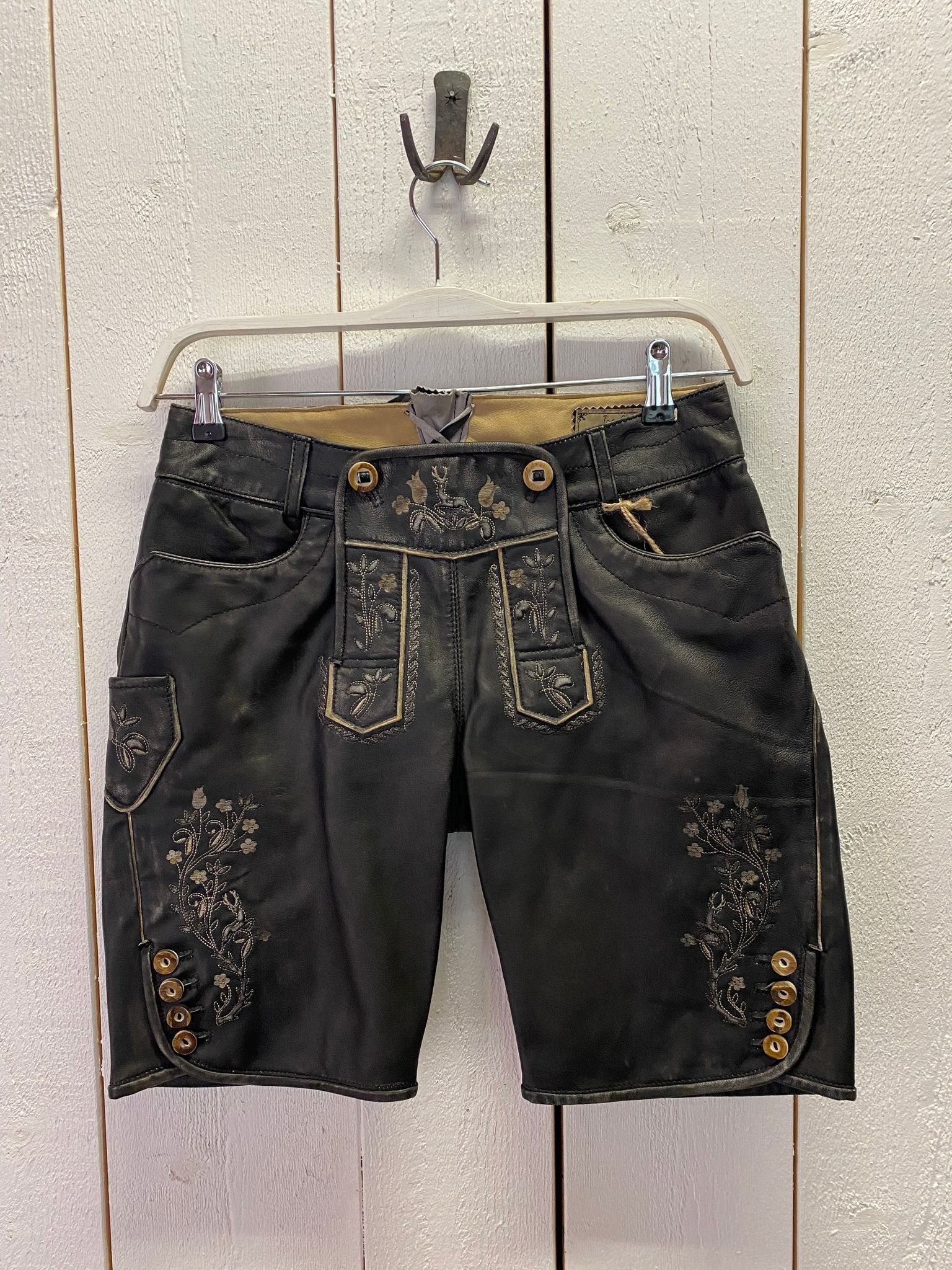 Dam Lederhosen  ”Johanna”  Trachten Rebell, svart