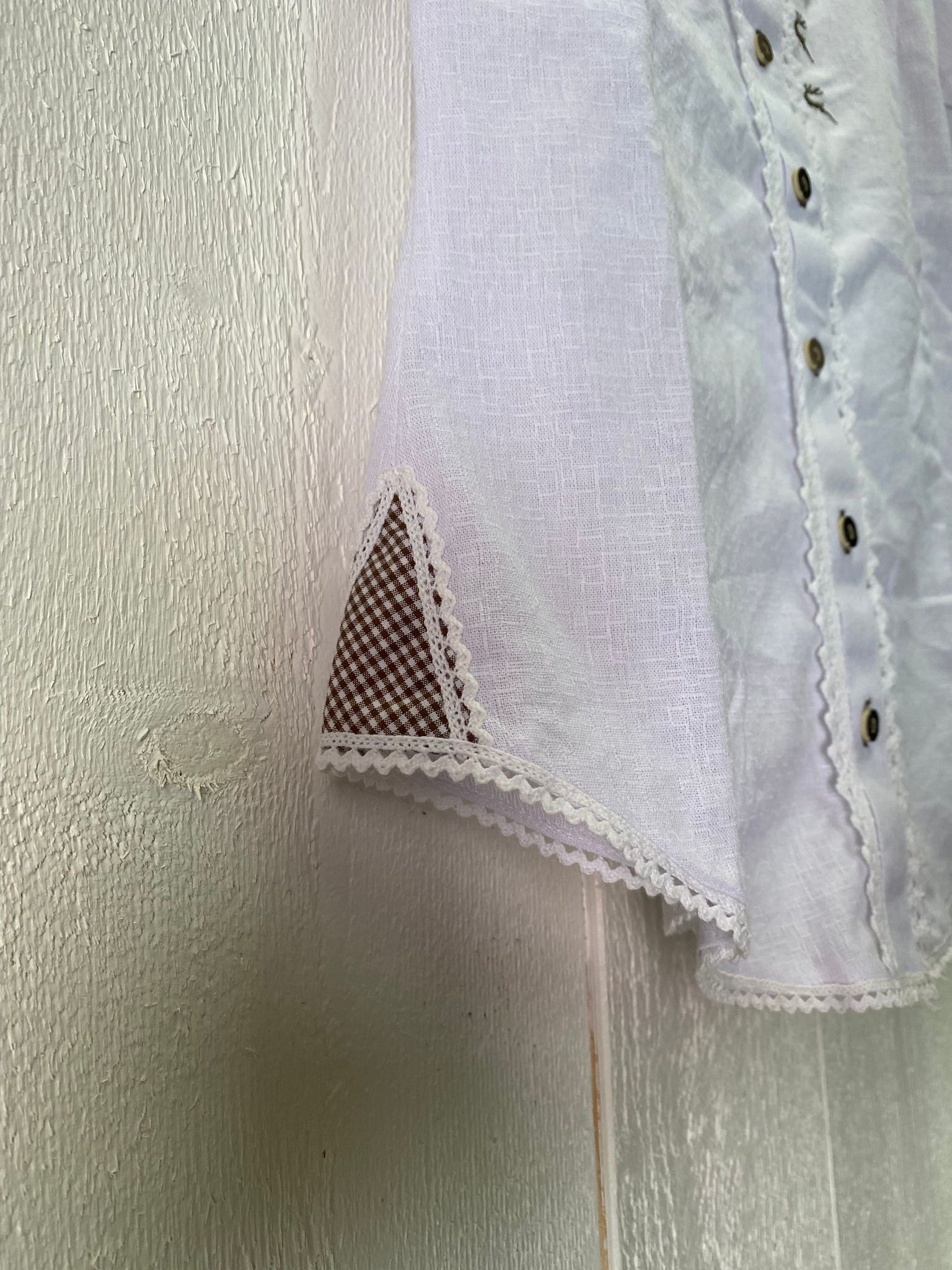 Oktoberfest blus vit, OT