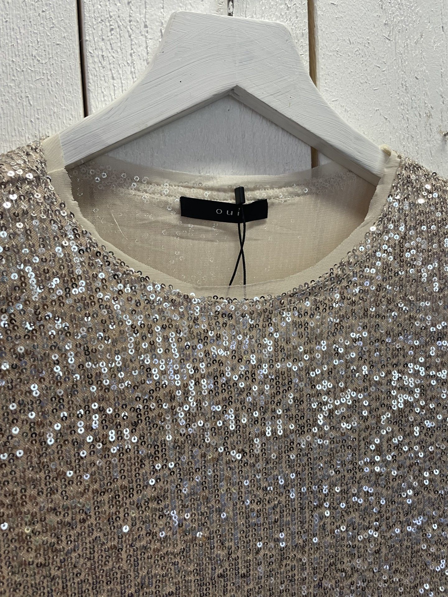 Oui , Paljett top