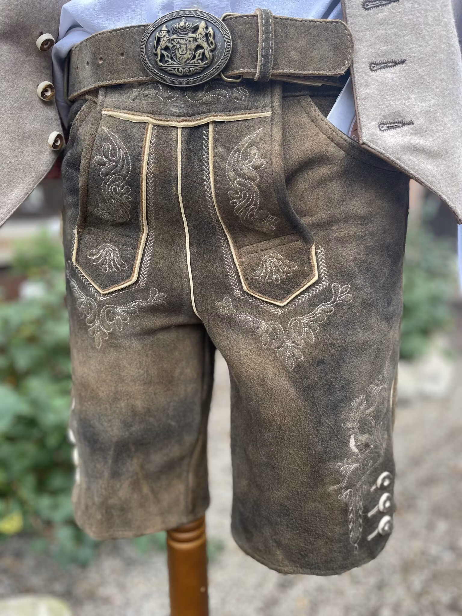 Lederhosen med bälte " Nockerberg " Korn Maddox