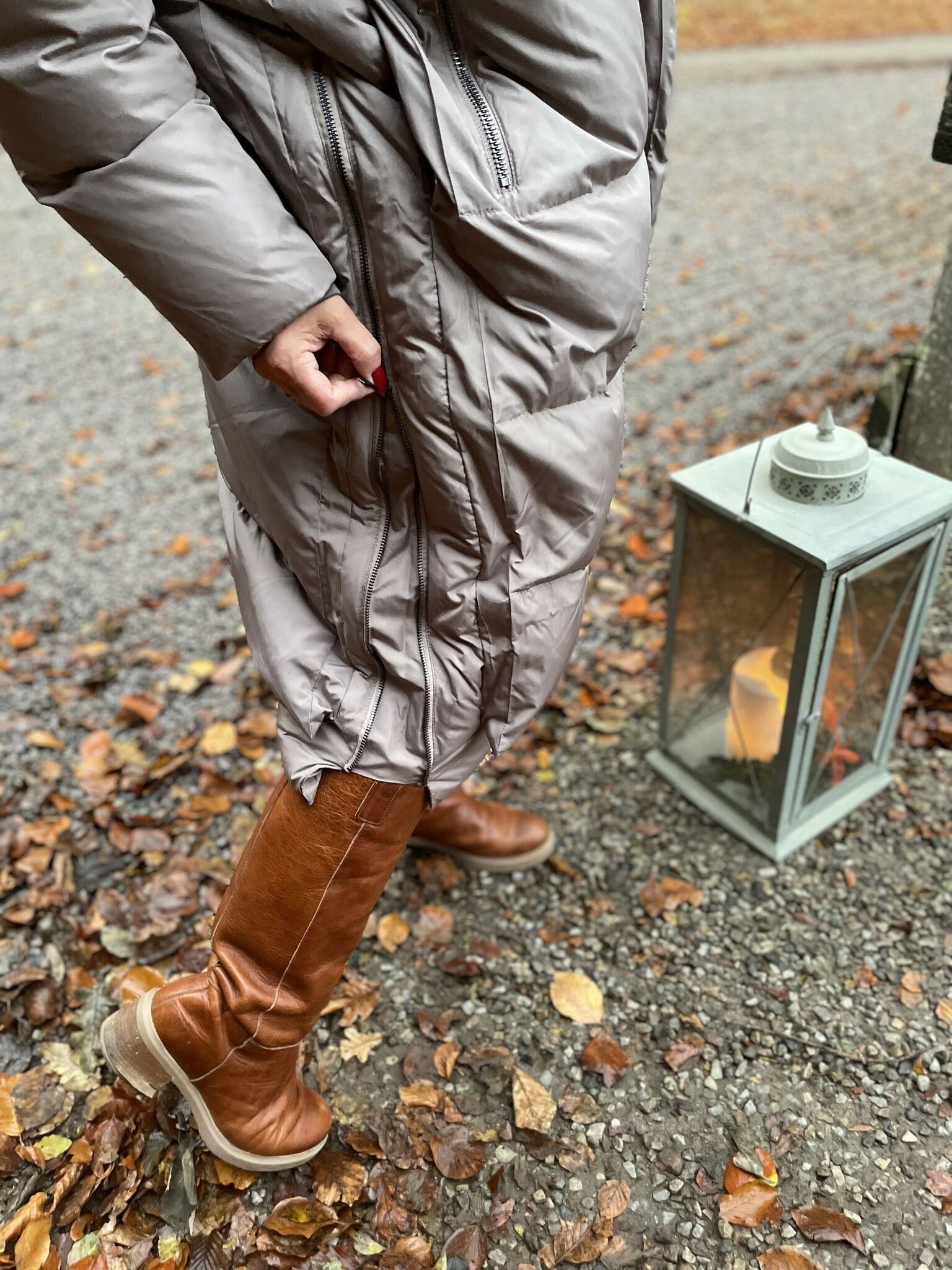 White Label dunkappa med huva