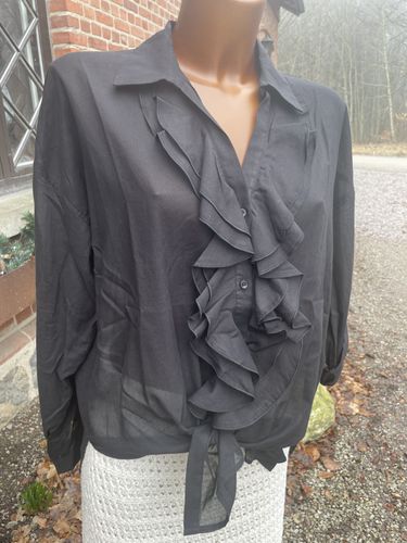 Mos Mosh "Jelena Voile Shirt" Black