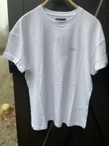 Barbour T-Shirt "Intl Alonso Tee" , vit