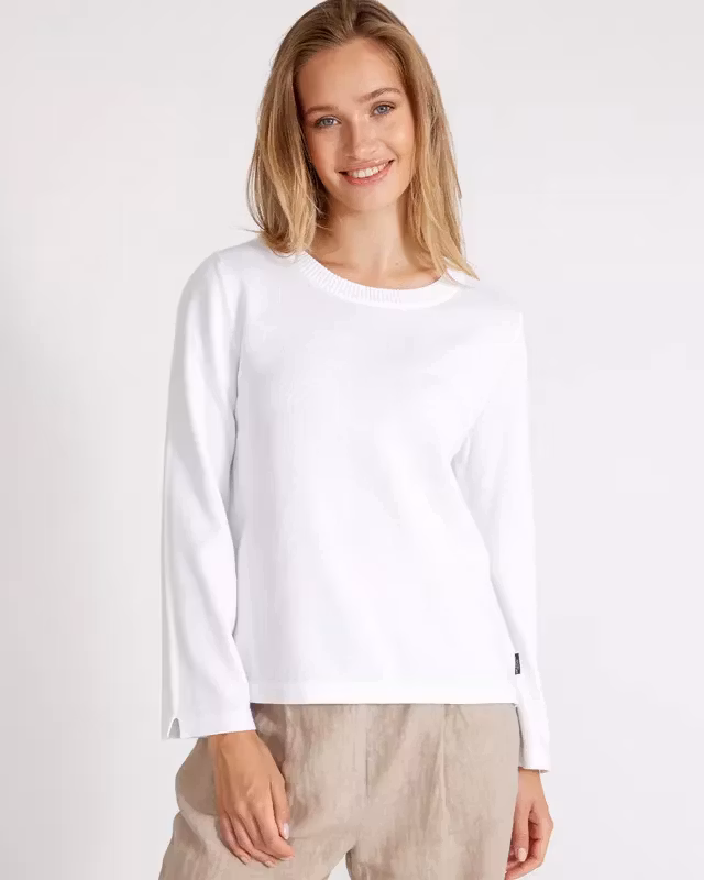 HOLEBROOK tröja  " Hulda Crew" , White
