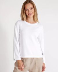 HOLEBROOK tröja  " Hulda Crew" , White