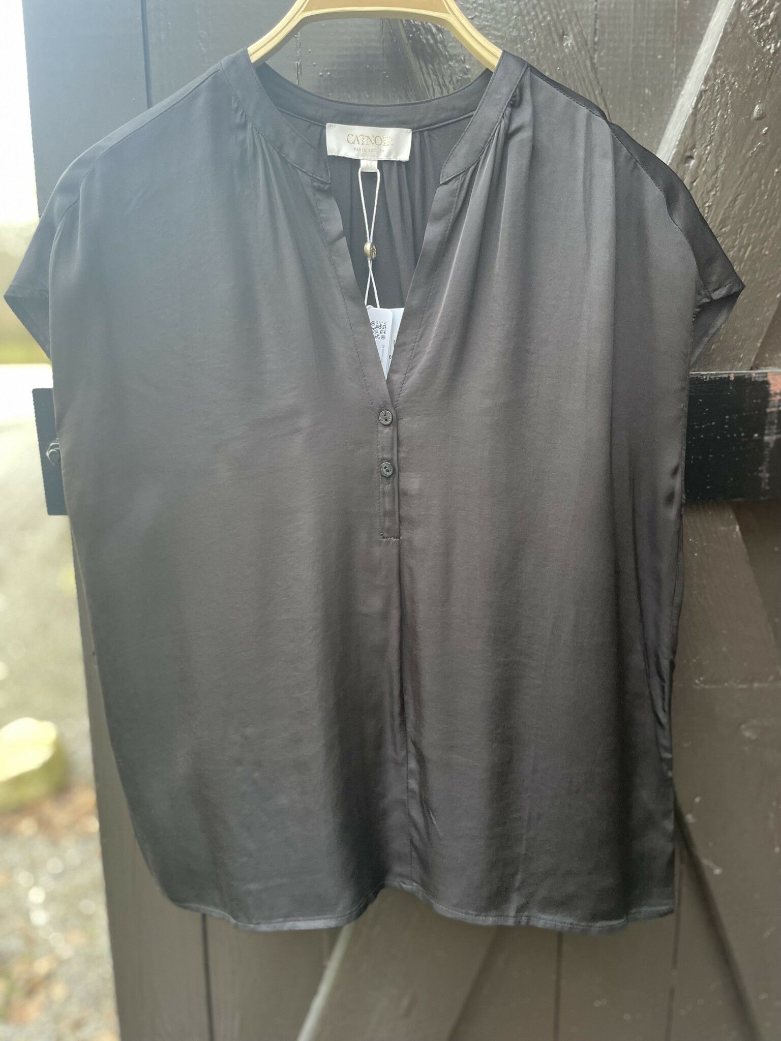 Catnoir blus "kortärmad " , svart