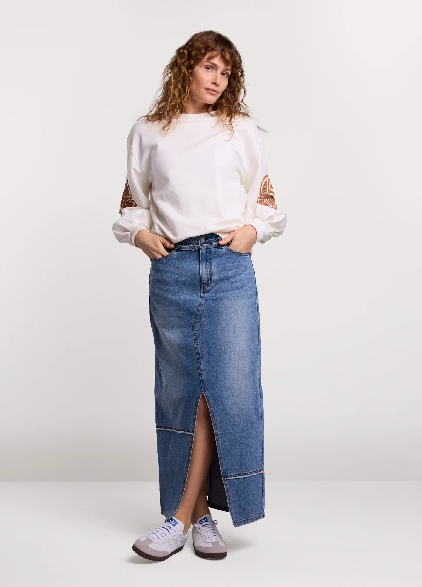 Summum " Denim skirt Japan "