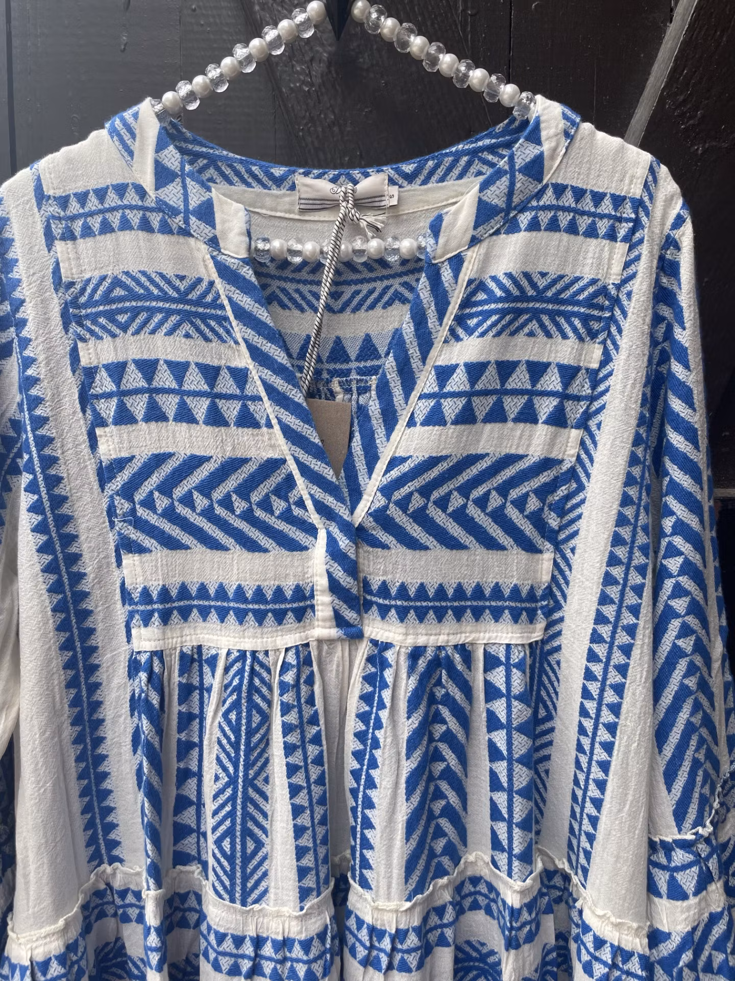 Devotion klänning , blue / off white
