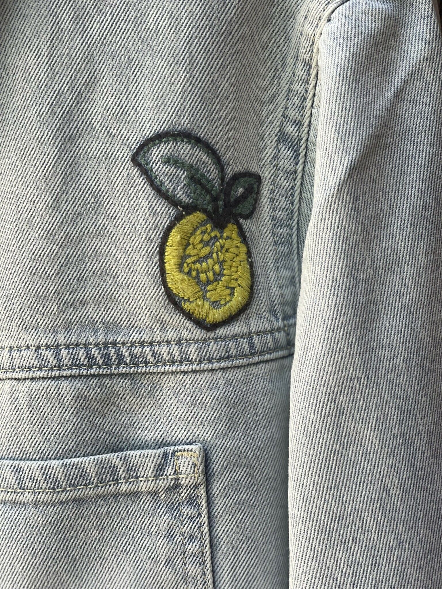 Oui Jeans jacka " Lemon "