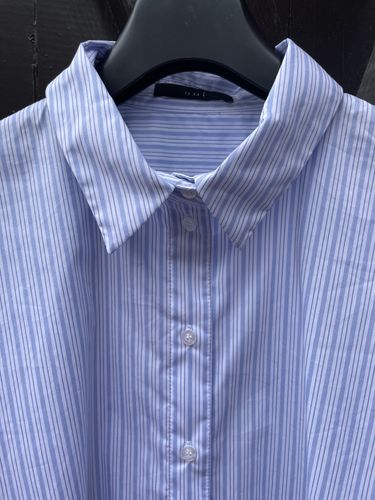 Oui Skjortblus "randig " , light blue