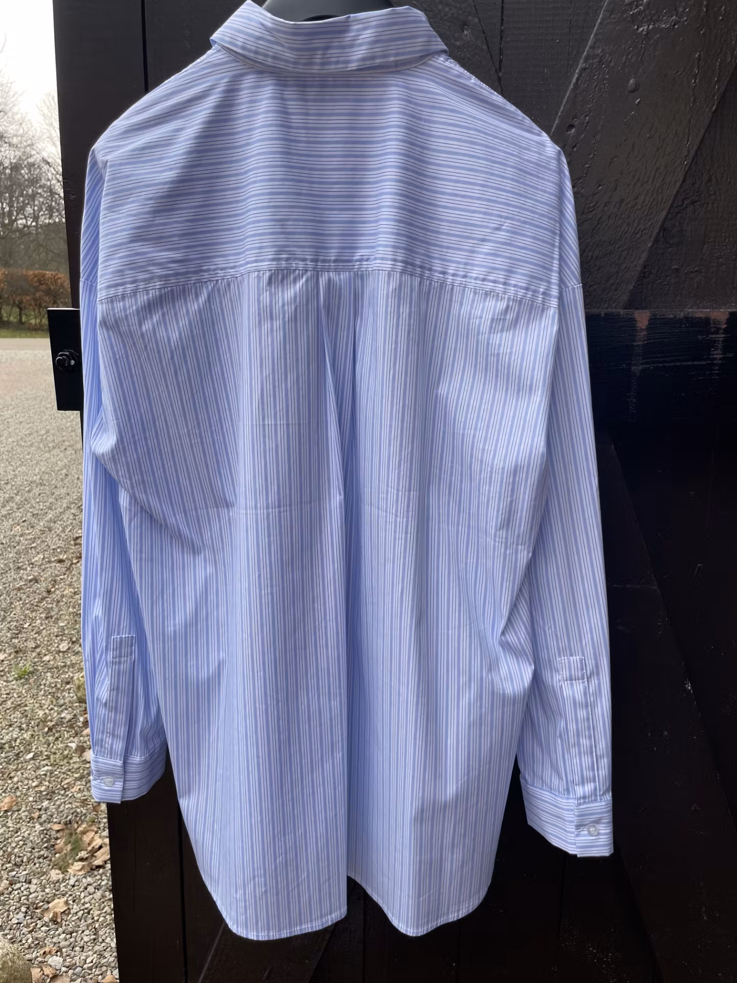 Oui Skjortblus "randig " , light blue