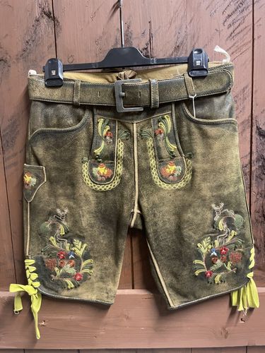 Edelheiss "multicolor broderi " med bälte, brun