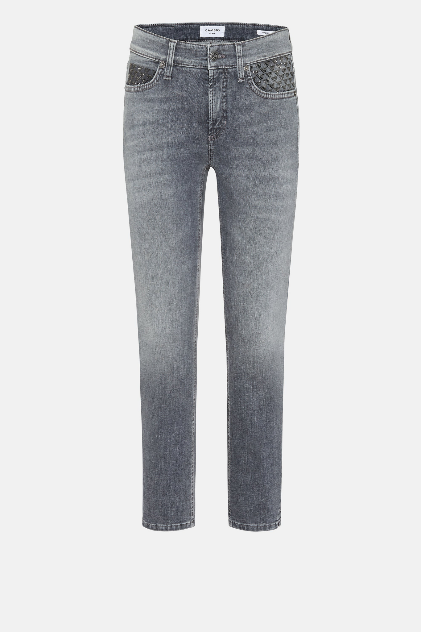Cambio " Piper short" strassdetaljer , grå