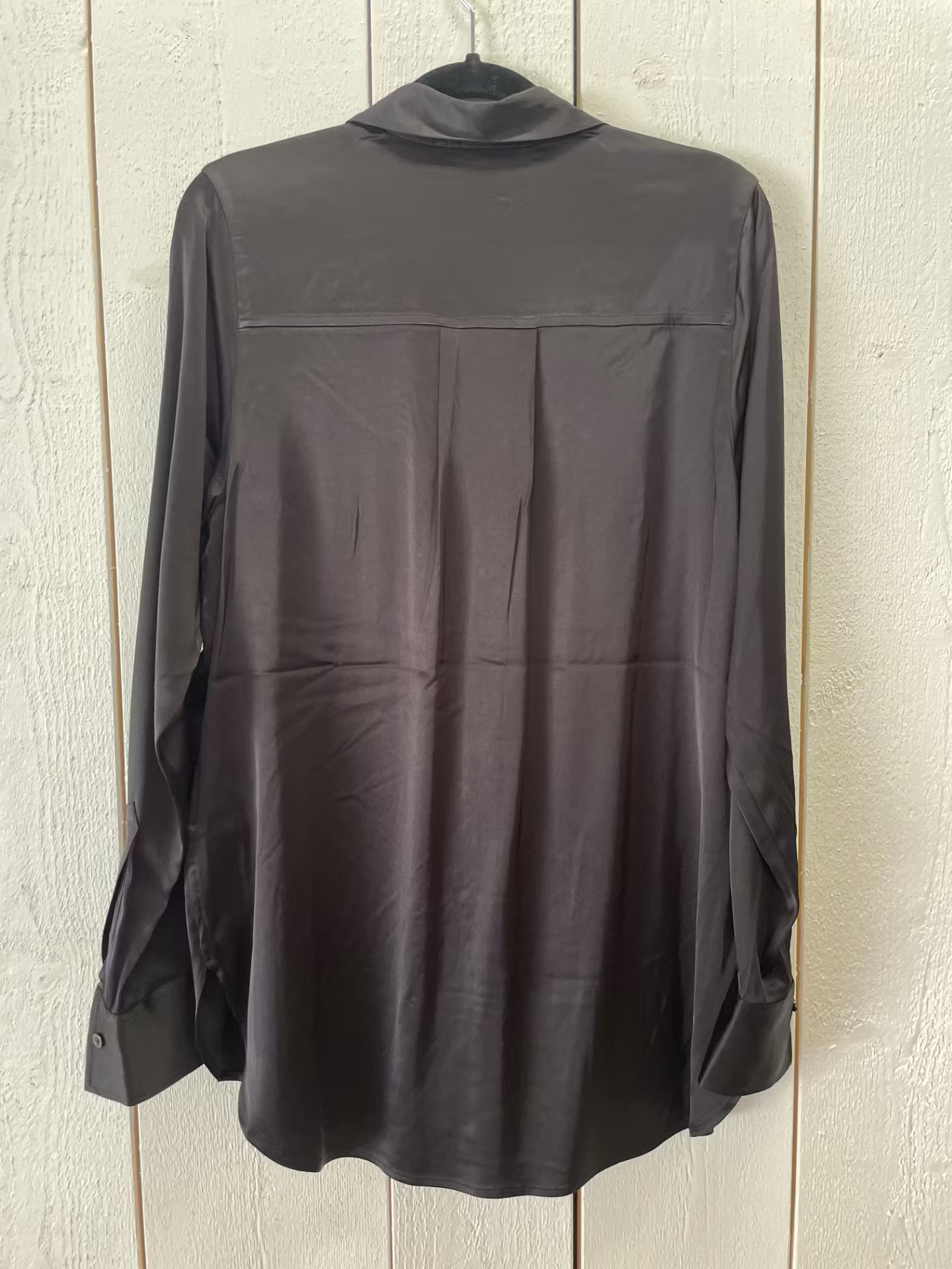 Mos Mosh "Linda Satin Shirt " , Svart