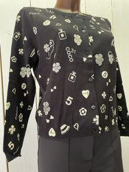 ANANKE Kofta/tröja " Coco Chanel " , Svart