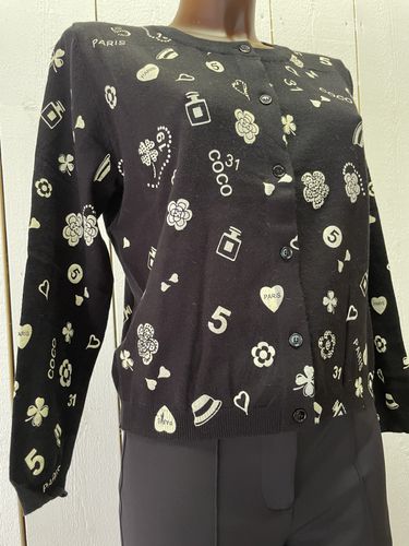 ANANKE Kofta/tröja " Coco Chanel " , Svart