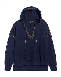 ANANKE "Luvtröja nitar" , Bleu Marine