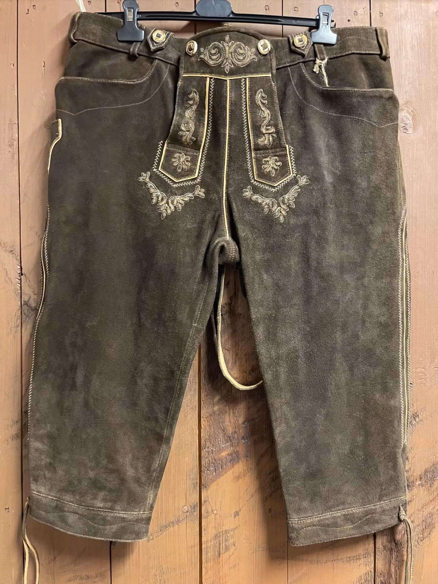 Knickers "Martin Bock" med hängsle , Torf / Maddox