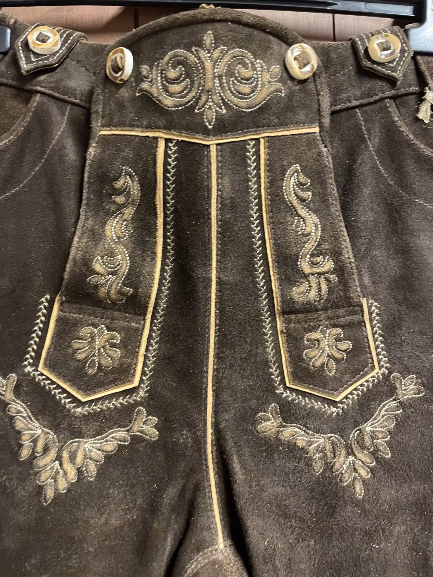Knickers "Martin Bock" med hängsle , Torf / Maddox