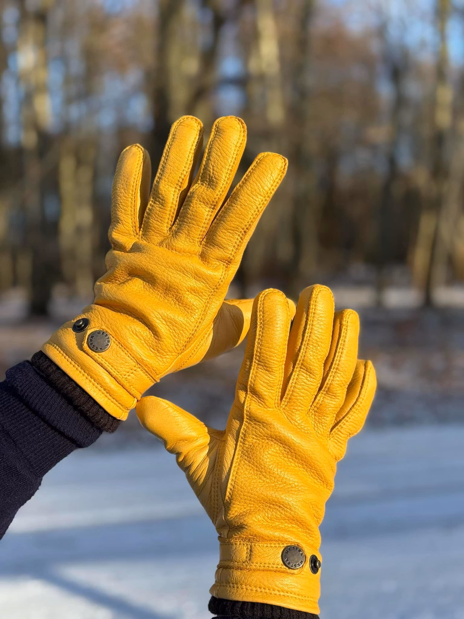 HESTRA Handske "UTSJÖ" Naturgul