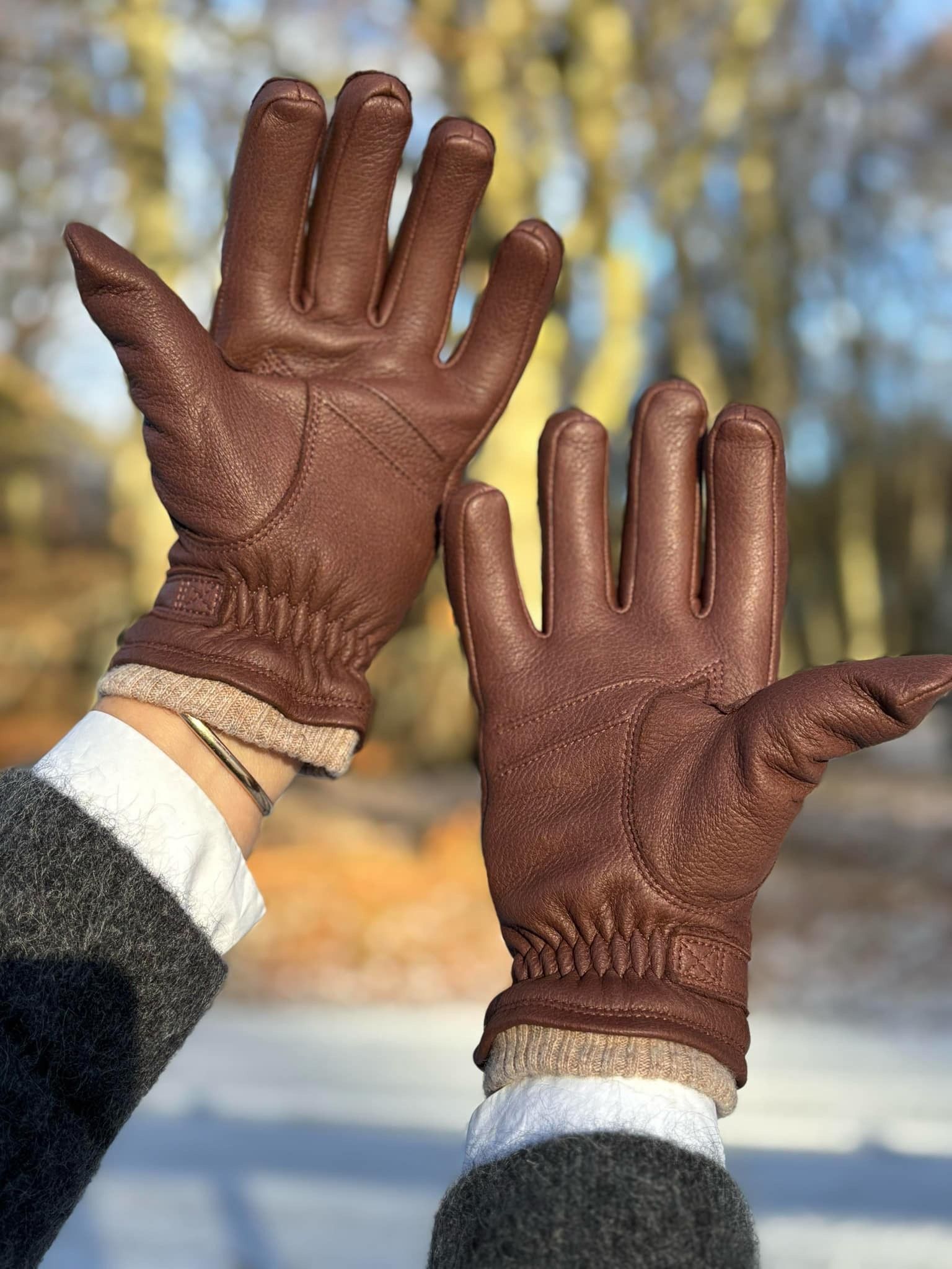 HESTRA Handske "UTSJÖ"  Chestnut